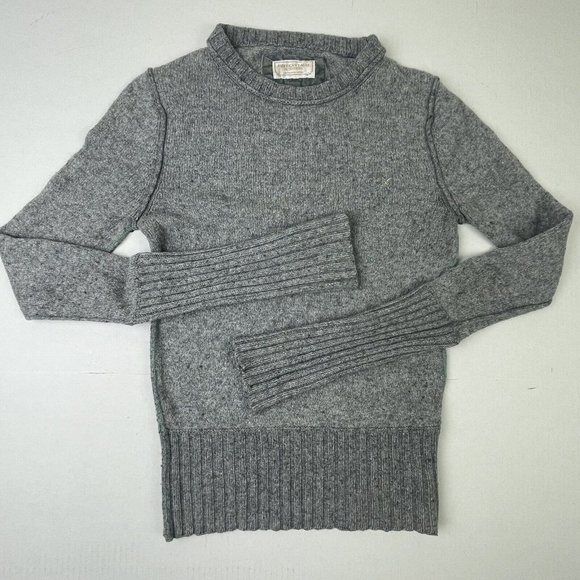 American Eagle XS Tall Petite Cable Knit Sweater Pullover Long Sleeve Wool Blend - Picture 1 of 8